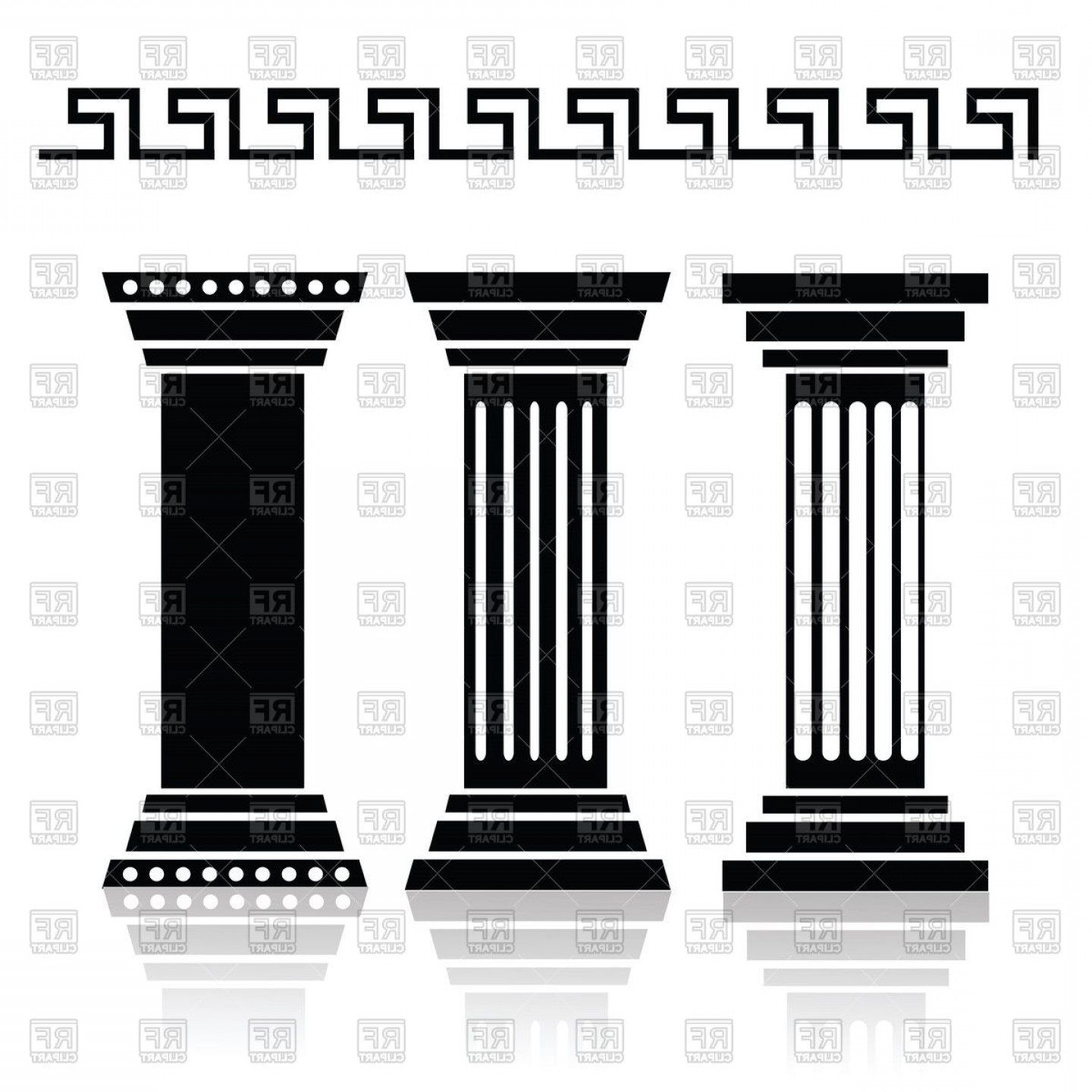 1440x1440 Greek Architecture Vectors Hoodamathrun