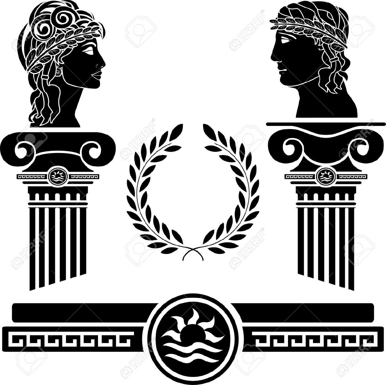 1300x1294 Stock Vector Cnc In Athena Greek Goddess, Greek Design