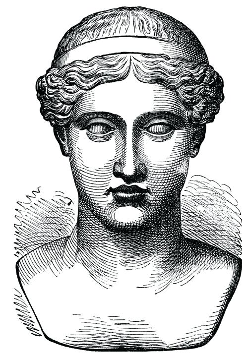 500x724 Greek Goddess Statue Face