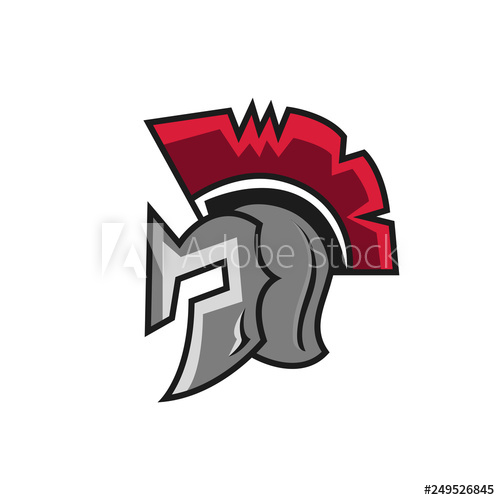 500x500 Helmet Spartan Greek Warrior Gladiator Or Knight Silver Armor