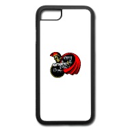 190x190 Cartoon Greek Warrior Spartan Logo Vector Image Iphone Case