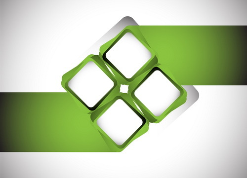 500x361 Green With White Abstract Background Vector Free Download