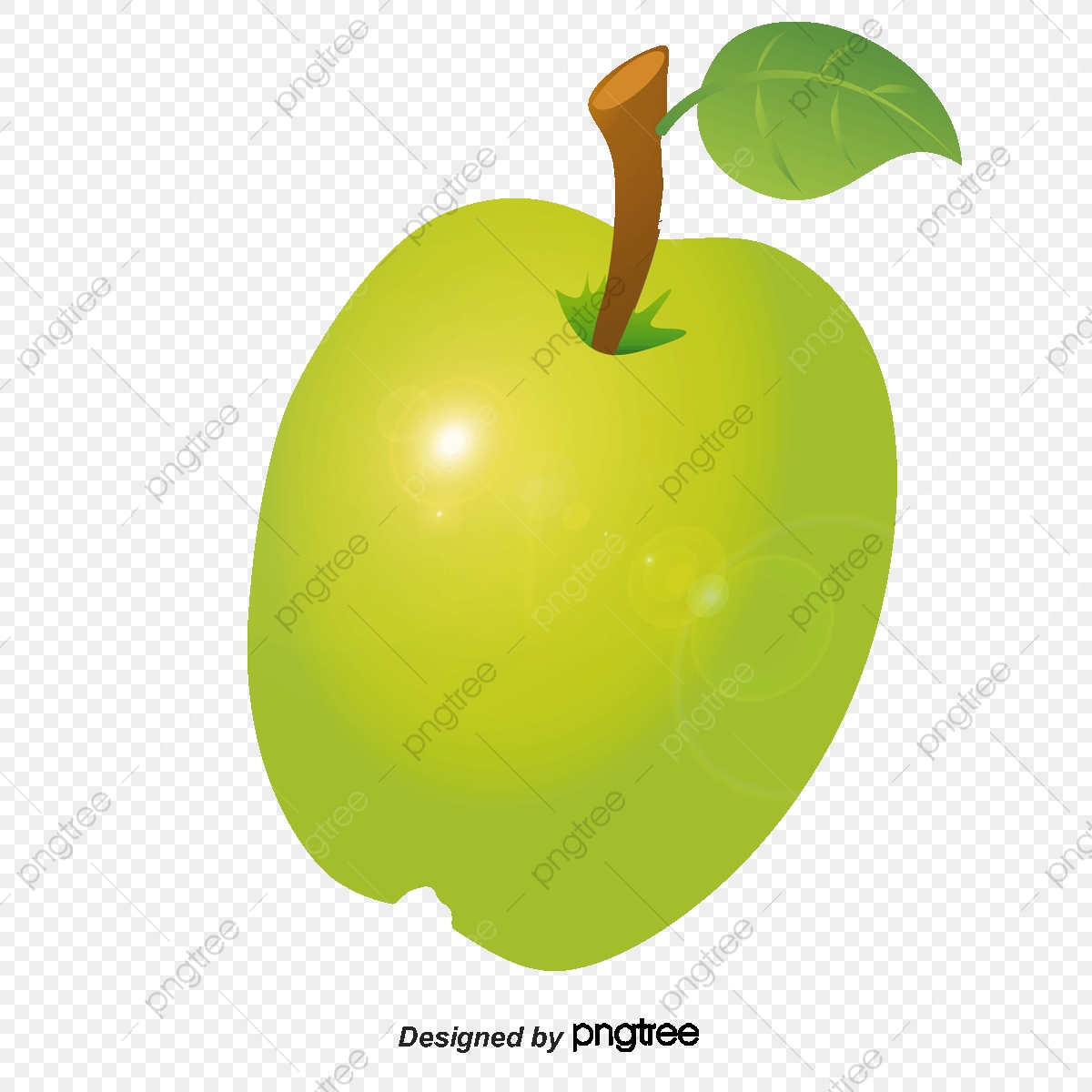 green apple sketch