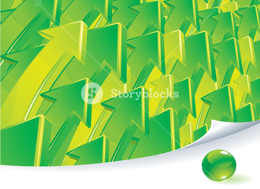 1000x729 Green Arrow Vector Background Royalty Free Stock Image