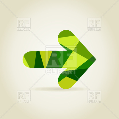 400x400 Green Arrow Icon Vector Image Of Icons And Emblems