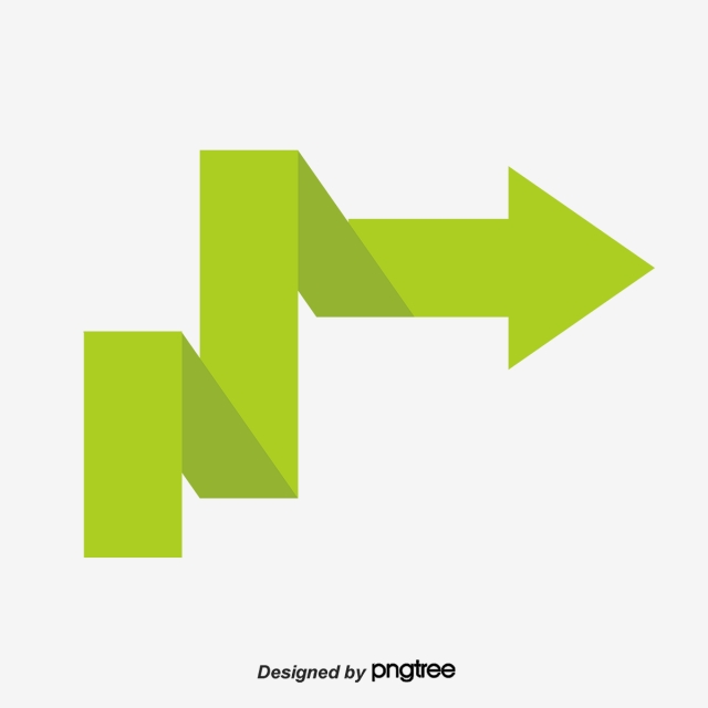 640x640 Simple Green Folding Arrow, Fold, Vectors, Simple Png And Vector