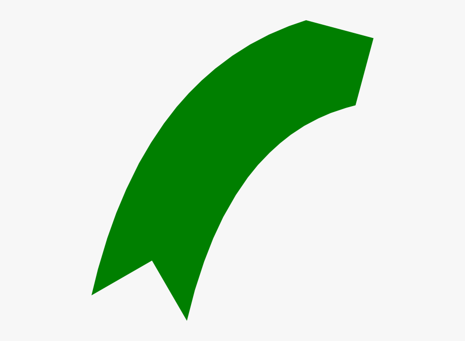 920x675 Curved Green Arrow Vector, Cliparts Cartoons