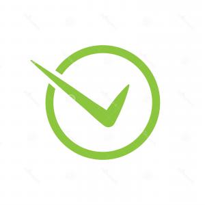 300x300 Photostock Vector Approved Icon Box With A Green Tick Ok Check