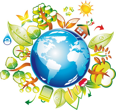 385x368 Green Earth Free Vector Download