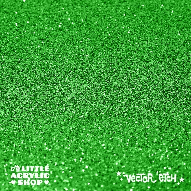 800x800 Grass Green Glitter