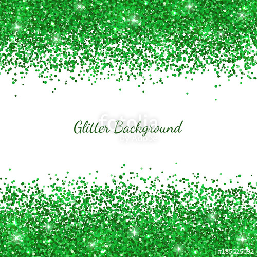 500x500 Green Glitter On White Backround Vector Stock Image And Royalty