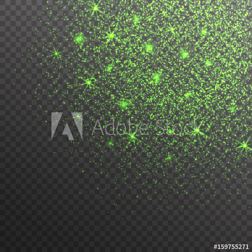 500x500 Green Glitter Sparkles On Transparent Background Vector Golden