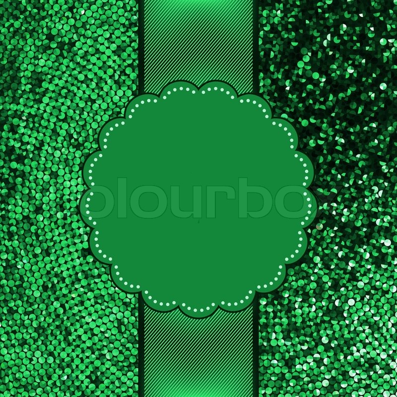 800x800 Green Glitter Sparkles Snow Flakes Stock Vector Colourbox