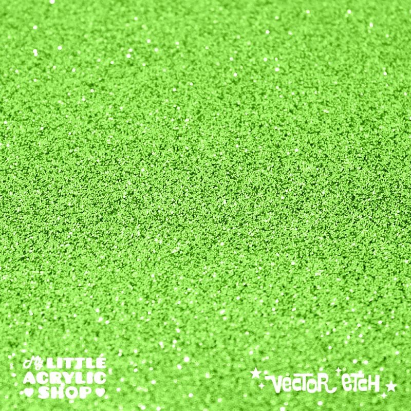 800x800 Apple Green Glitter