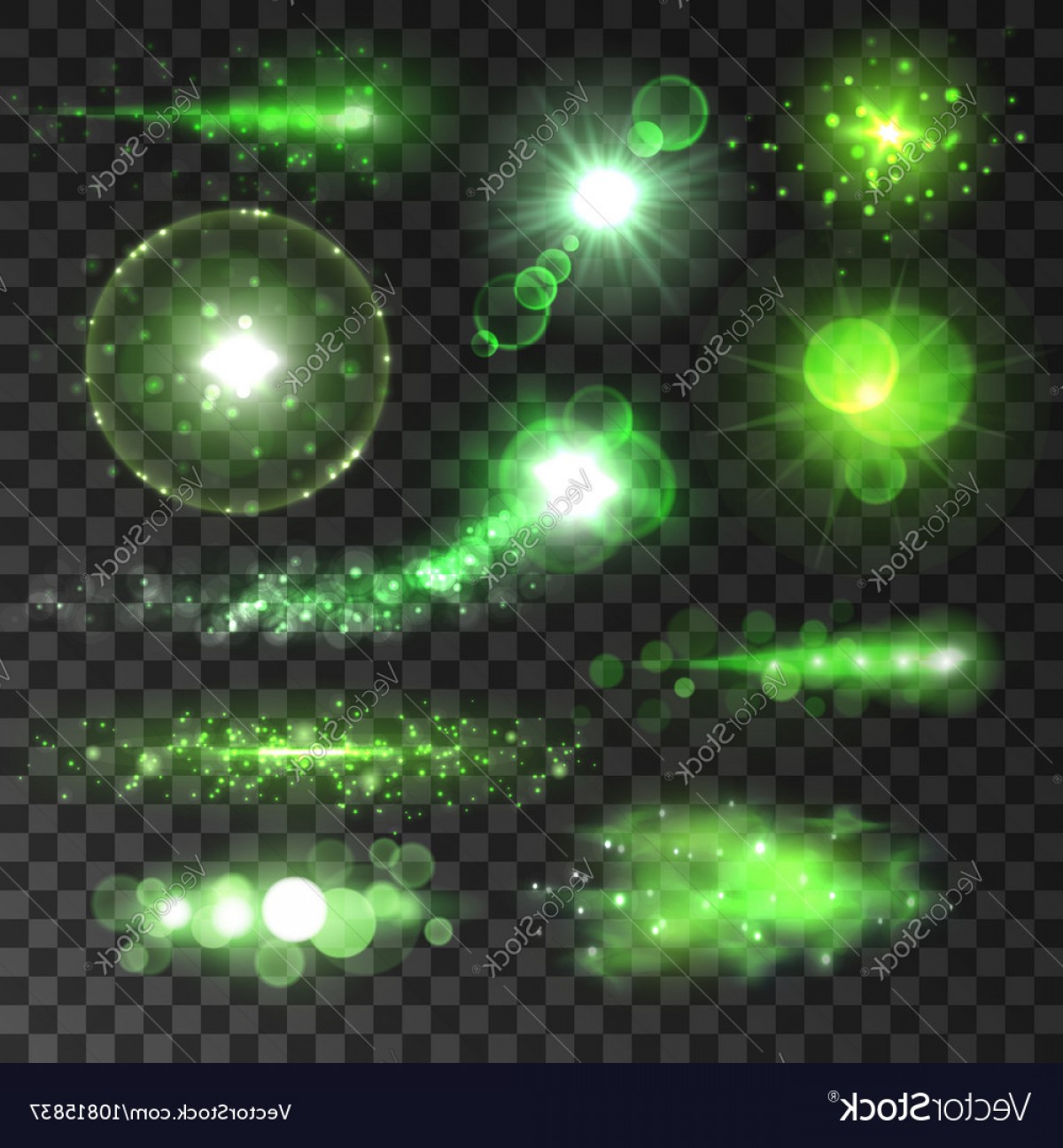 1200x1296 Neon Green Glitter Bokeh Lights And Sparkles Vector Soidergi