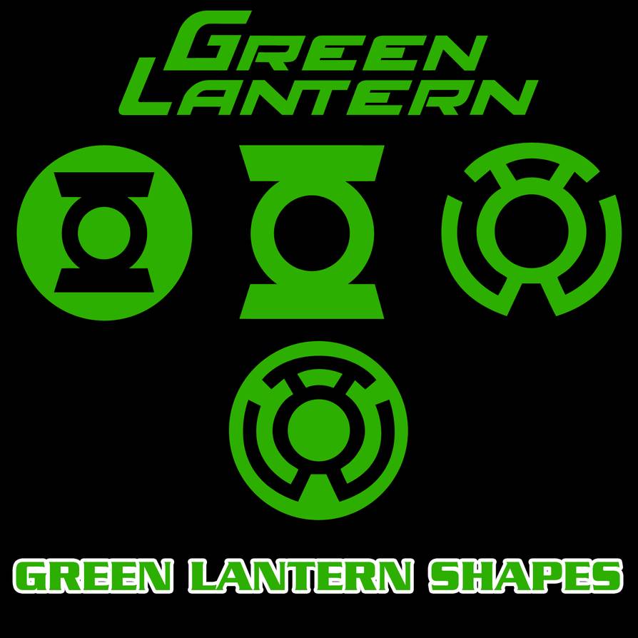 Green Lantern Vector Shapes 894x894 Green Lantern Vector Shapes