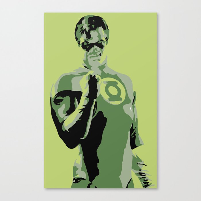 700x700 Green Lantern Vector Canvas Print