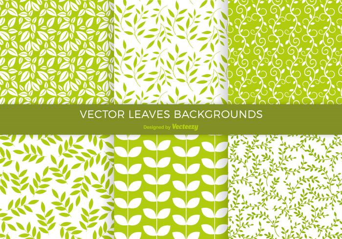 700x490 Green Leaves Background Vector Pack