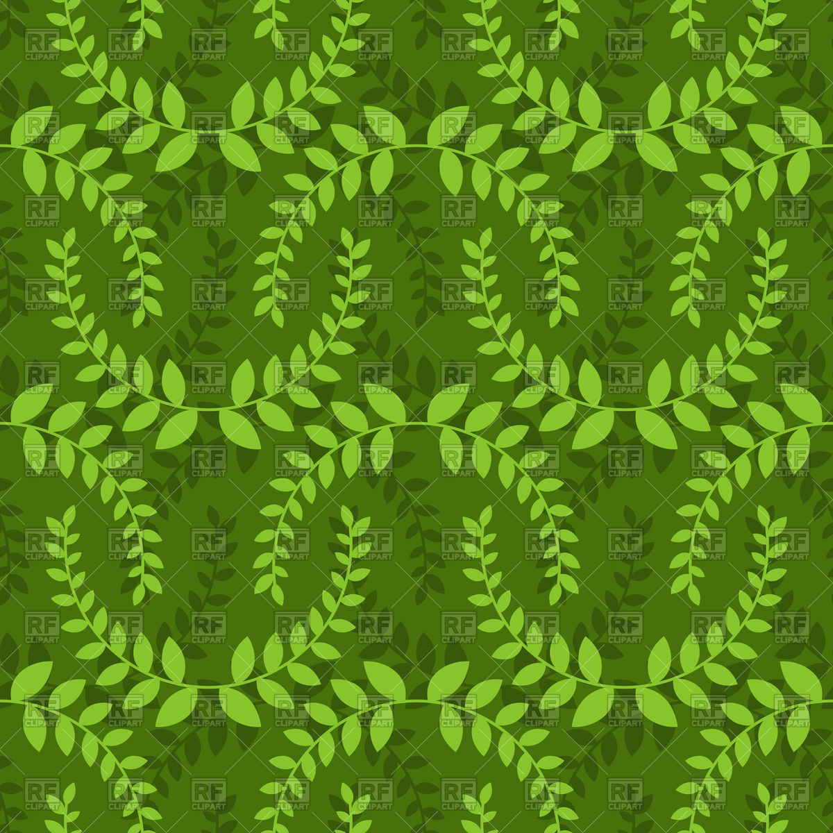 1200x1200 Leaves Seamless Pattern Green Leaf Ornament Nature Background
