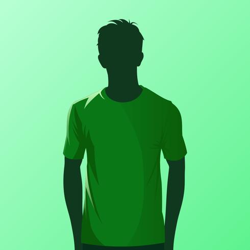 Green T Shirt Model Vector 490x490 Green T Shirt Model Vector
