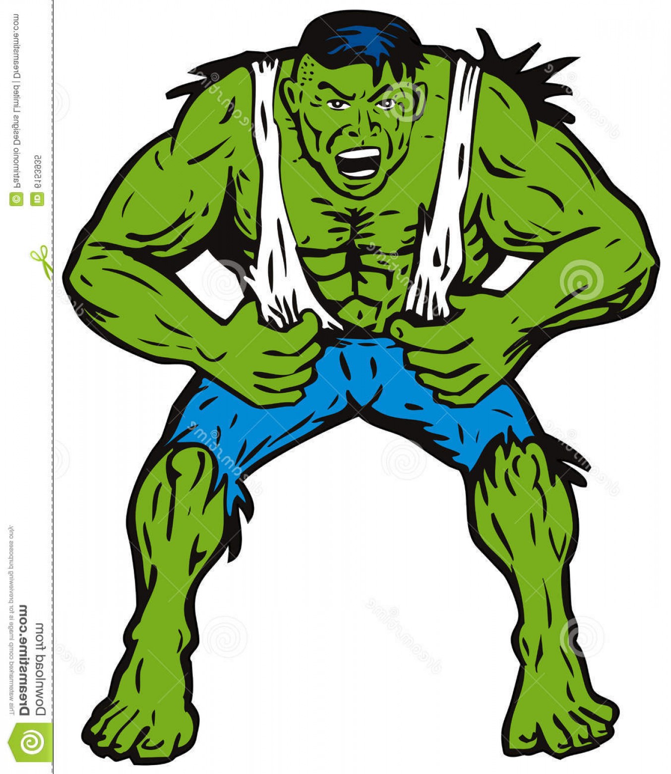 Royalty Free Stock Photo Green Man Ripping Off Shirt Image 1353x1560 Royalty Free Stock Photo Green Man Ripping Off Shirt Image