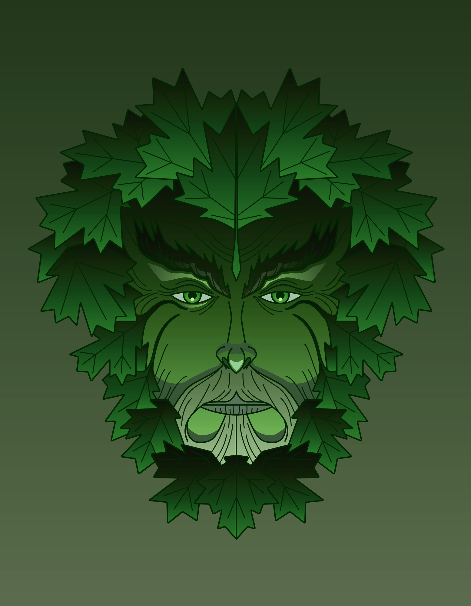 Green Man 1555x2000 Green Man