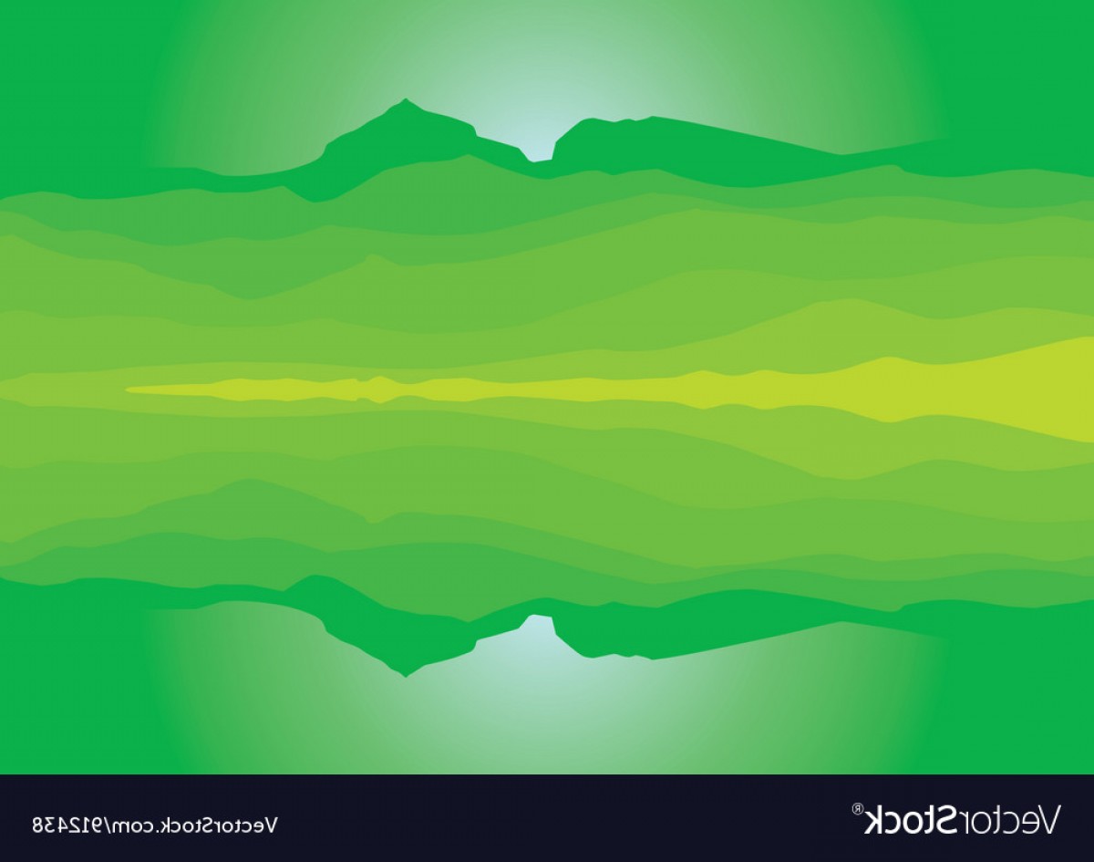 1200x945 Green Mountain Landscape Silhouette Vector Savoyuptown