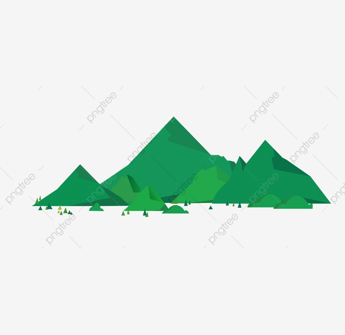 1200x1166 Green Mountains, Mountains, Green, Simple Png And Vector