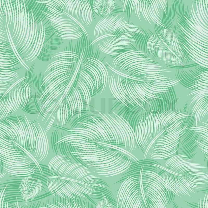 800x800 Seamless Spring Pattern With Green Stock Vector Colourbox
