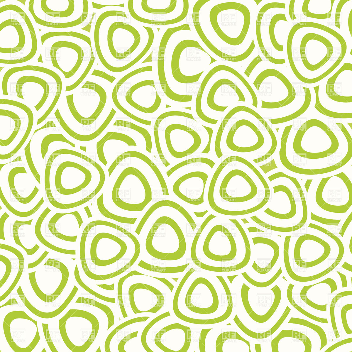 1200x1200 Abstract Pattern Made Of Green Rounded Triangles Vector Image