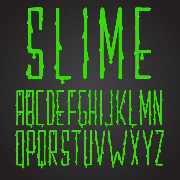 Green Slime Typography Vector Premium Download 626x626 Green Slime Typography Vector Premium Download