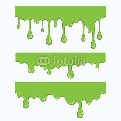 Set Of Cartoon Green Slime On White Backgound Vector Illustration 400x400 Set Of Cartoon Green Slime On White Backgound Vector Illustration