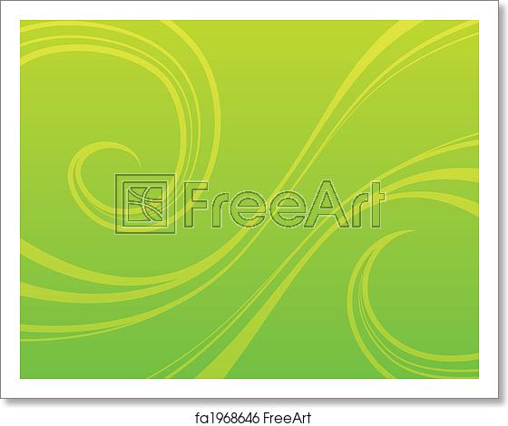 560x470 Free Art Print Of Green Swirl Background Swirly Green Vector