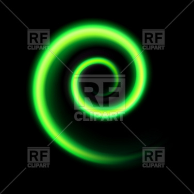 400x400 Green Swirl Vector Image Of Backgrounds, Textures, Abstract