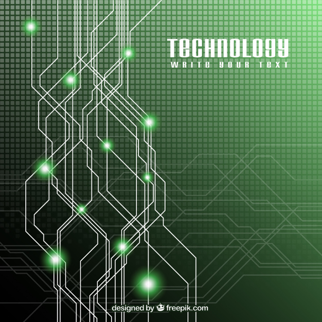 626x626 Green Technology Background Vector Premium Download