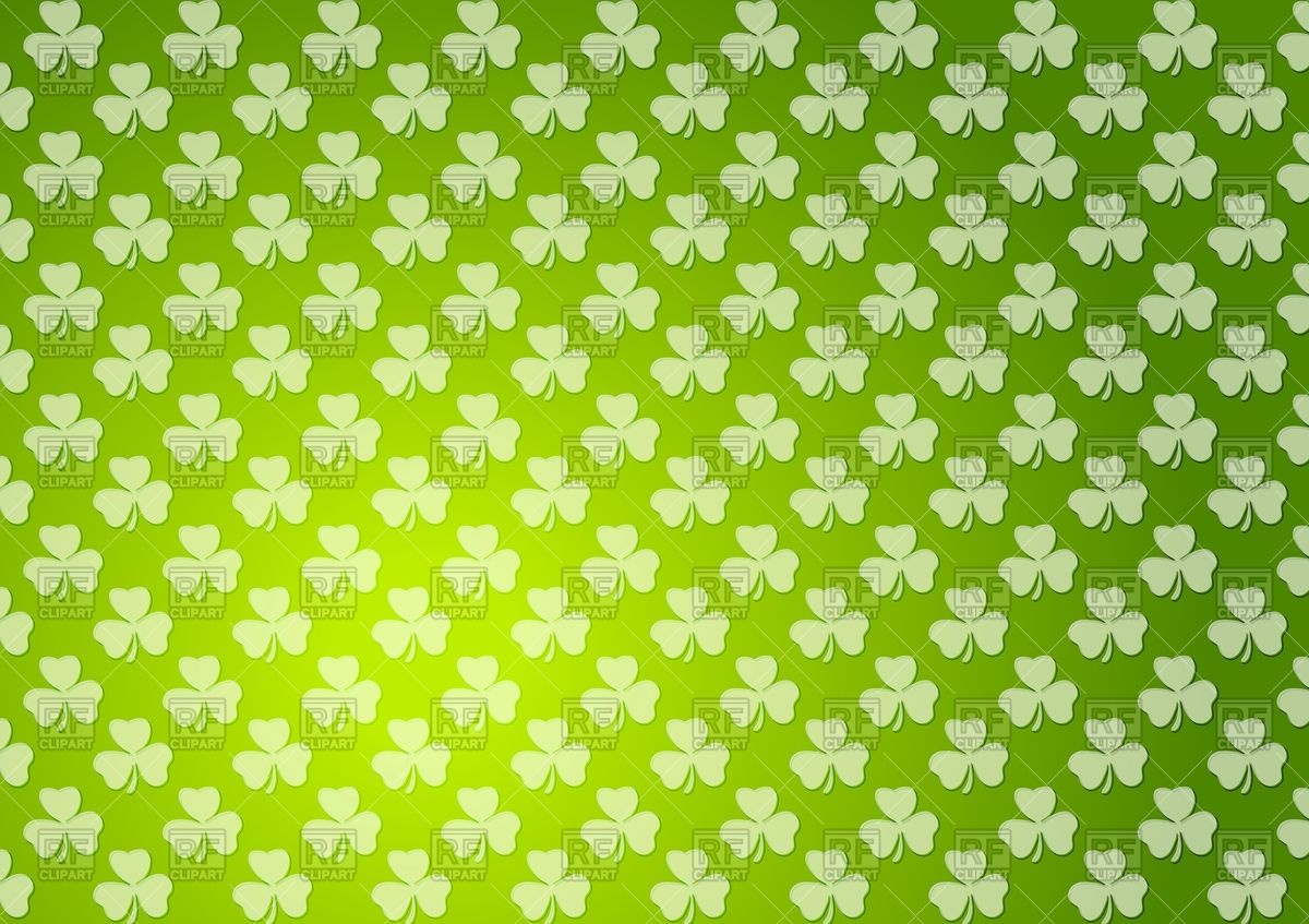 1200x847 Clovers Shamrocks Green Abstract Texture Background Vector Image