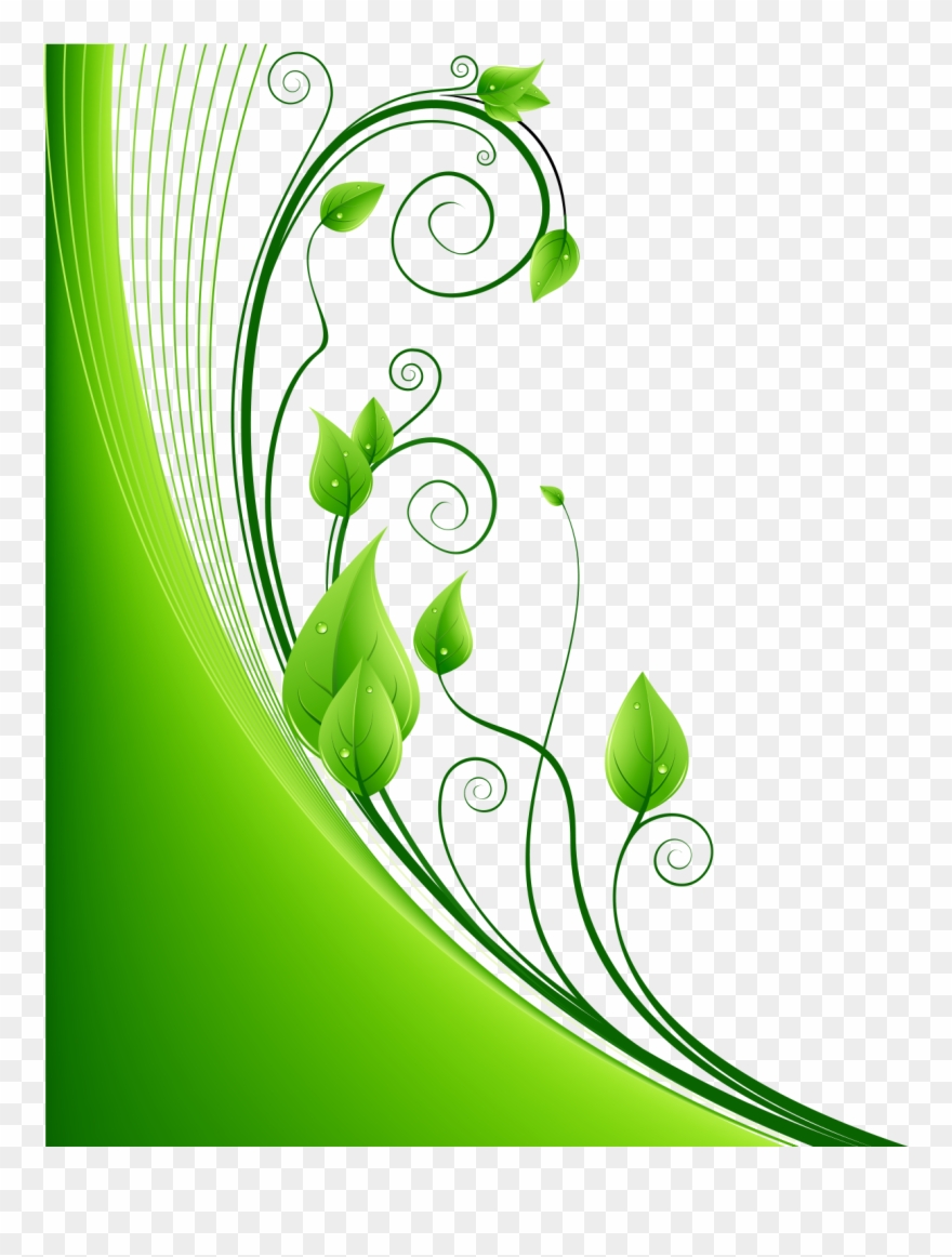 880x1162 Greenery Vector Floral