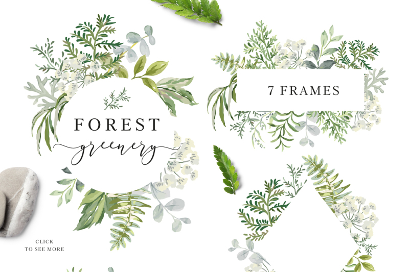 800x533 Forest Greenery Vector Collection