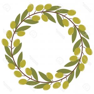 300x300 Greenery Floral Circle Wreath Vector Newwaysys