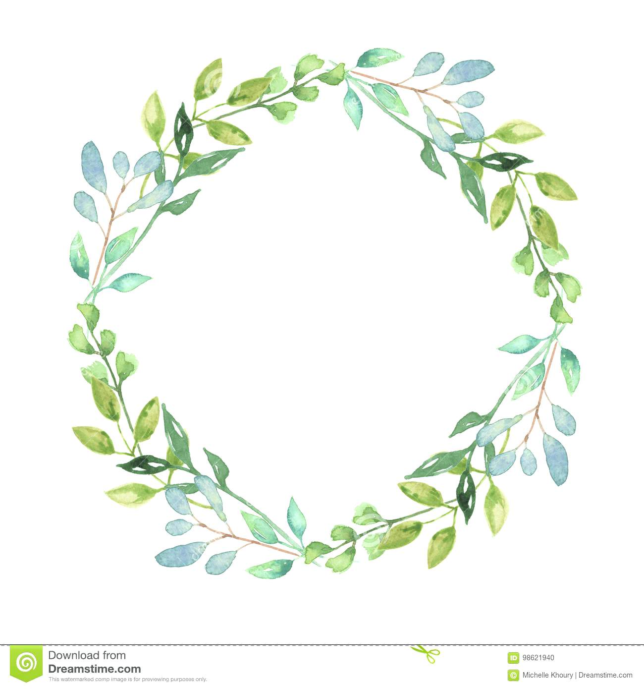 1300x1390 Greenery Wreath Clipart