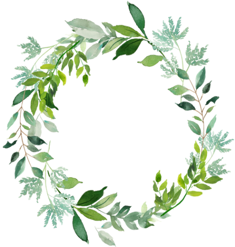 476x500 Greenery Wreath Png Vector, Clipart