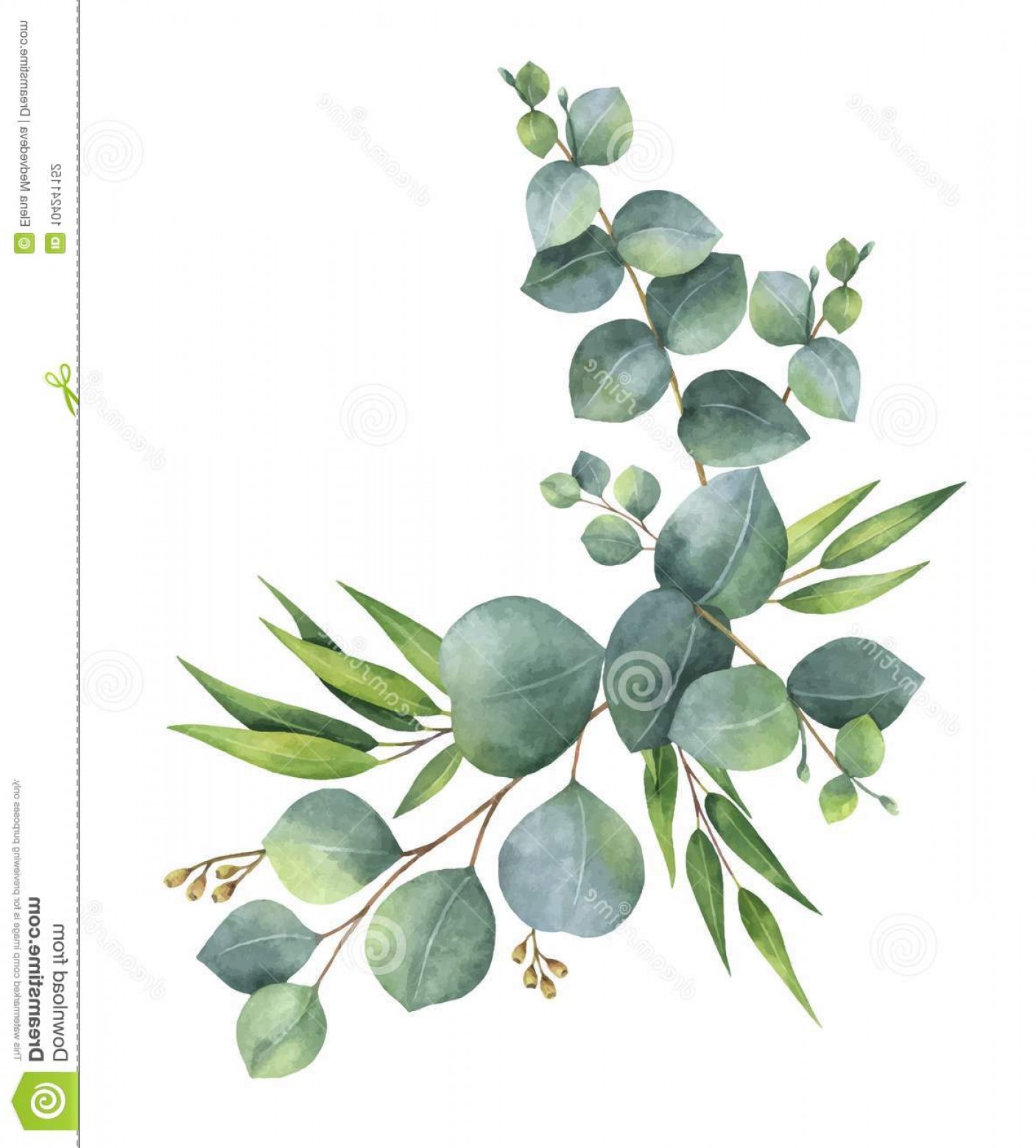Greenery Wreath Vector at Vectorified.com | Collection of Greenery