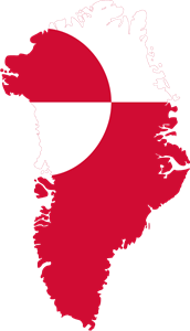 172x300 Flag Map Of Greenland Logo Vector