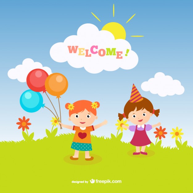 626x626 Welcome Greeting Card Vector Free Download