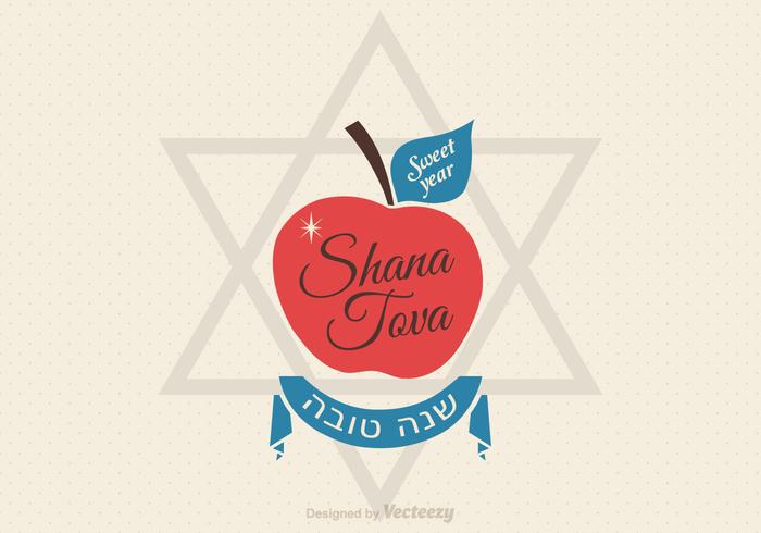 700x490 Free Shana Tova Greeting Card Vector