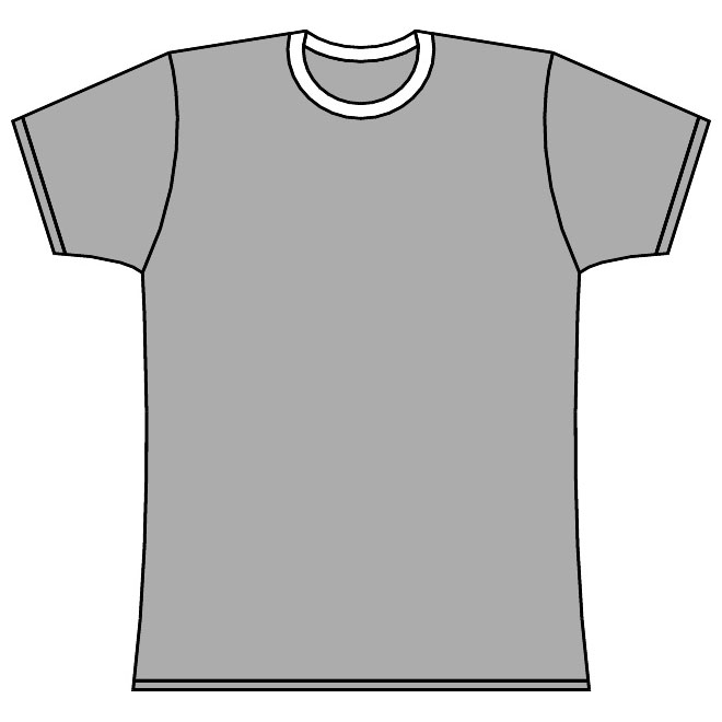 Grey T Shirt Vector at Vectorified.com | Collection of Grey T Shirt