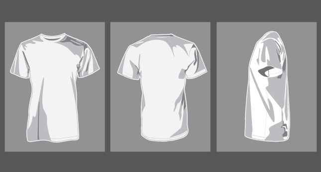 T Shirt Vector Pack 645x345 T Shirt Vector Pack