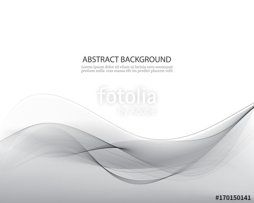 500x400 Grey Abstract Waves Vector Grey Background Stock Image