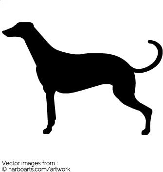 Download Greyhound Dog Silhouette 335x355 Download Greyhound Dog Silhouette