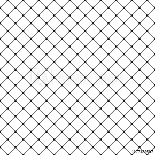 Seamless Black And White Rounded Square Grid Pattern Background 500x500 Seamless Black And White Rounded Square Grid Pattern Background